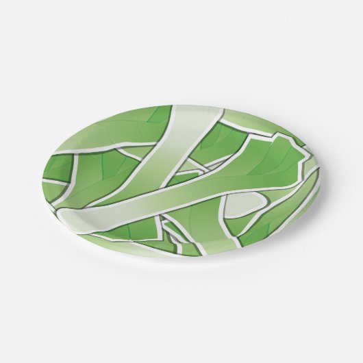 Funky leek papieren bordje (Gekanteld)