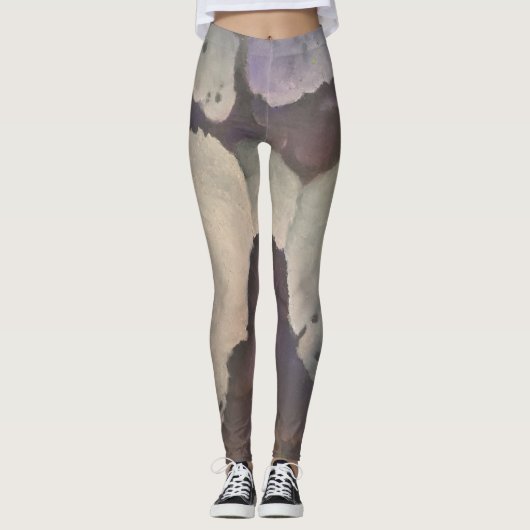 Funky Leggings met Bord Rock Tripe Lichen (Voorkant)