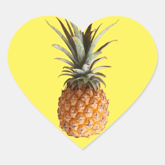 Funky Lekkere Ananas Sticker (Voorkant)