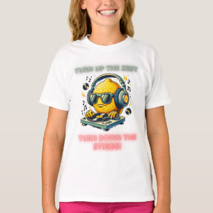 Funky Lemon DJ Groove vibes in stijl T-shirt