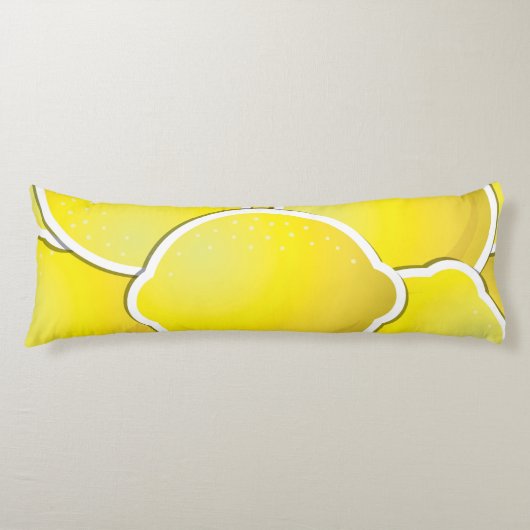 Funky lemon lichaamskussen (Voorkant)
