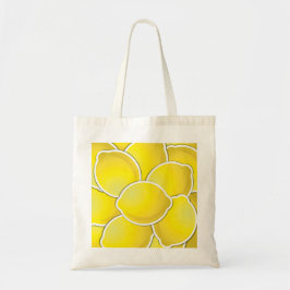 Funky lemon tote bag