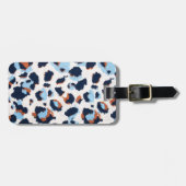 Funky Leopard Pattern Animal Zoo Art Animal Art Bagagelabel (Voorkant horizontaal)