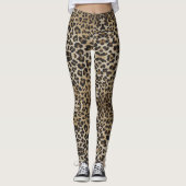 Funky Leopard Print Leggings (Voorkant)