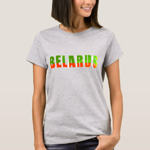 Funky Letters Б Wit-Rusland а р T-shirt е T-Shirt