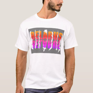 Funky Letters Б Wit-Rusland а р T-shirt е T-Shirt