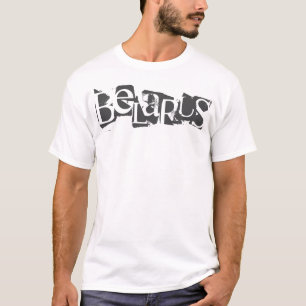 Funky Letters Б Wit-Rusland а р T-shirt е T-Shirt