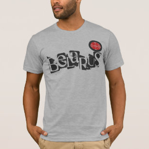 Funky Letters Folk Wit-Rusland л р у T-shirt van d