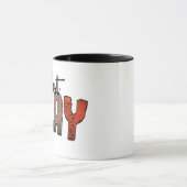 Funky letters Gewoon bidden Mok (Midden)