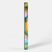 Funky, Levendig Regenboog Monogram iPhone Hoesje (Rechterkant)