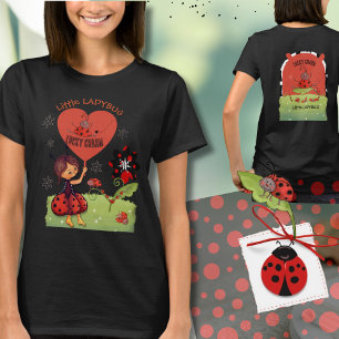 Funky Lieveheersbeestje Tuin Baby Shower Winnaarsp T-shirt