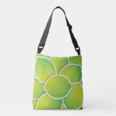 Funky limoen crossbody tas (Voorkant)