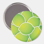 Funky limoen magneet (Voorkant / Achterkant)