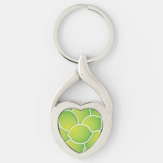 Funky limoen sleutelhanger (Voorkant)
