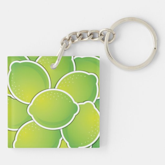 Funky limoen sleutelhanger (Achterkant)