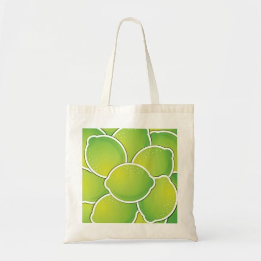 Funky limoen tote bag (Voorkant)
