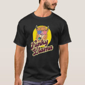 Funky Llama Alpaca Baby Outfit Llama Spel T-shirt (Voorkant)