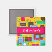 Funky Locker Magnet (Voorkant / Achterkant)