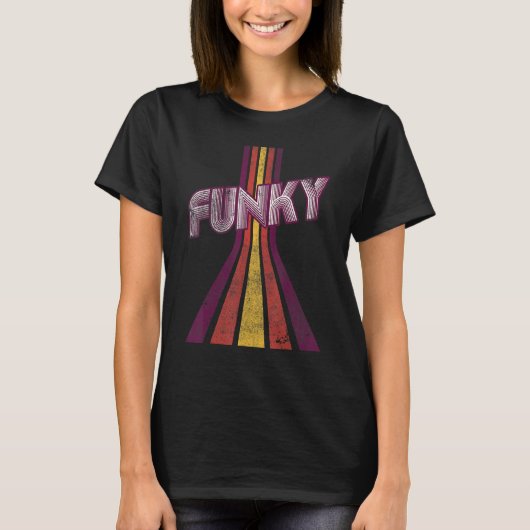 Funky  look Slang A 70s kostuum of 80s Cos T-shirt (Voorkant)