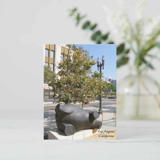 Funky Los Angeles Briefkaart! Briefkaart (Staand voorkant)
