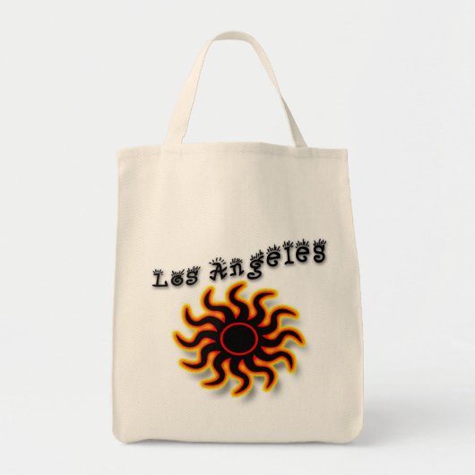 Funky Los Angeles Tas! Tote Bag (Voorkant)
