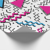 Funky Loud Memphis Design Cadeaupapier (Hoek)