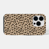 funky luipaardpatroon iPhone hoesje (Achterkant horizontaal)