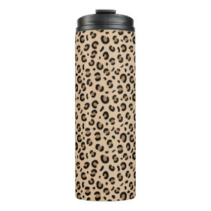 funky luipaardpatroon thermosbeker