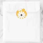 Funky madeliefjes (geel) Stickers (Tas)