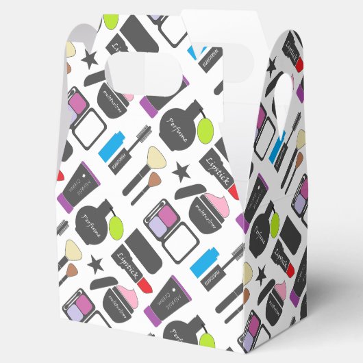 Funky Makeup Collage Bedankdoosjes (Geopend)