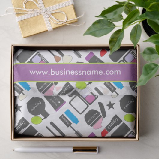 Funky Makeup Collage Tissuepapier (Geschenk)