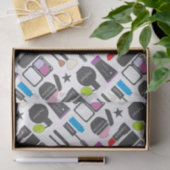 Funky Makeup Collage Tissuepapier (Geschenk)