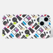 Funky Makeup Cosmetics Collage Pattern Case-Mate iPhone Case (Achterkant (horizontaal))