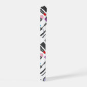 Funky Makeup Cosmetics Collage Pattern iPhone 15 Case (Rechterkant)