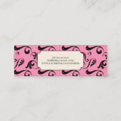 Funky mammie die kaarten oproept contactkaartje (Achterkant)