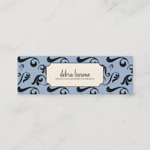 Funky mammie die kaarten oproept contactkaartje