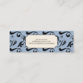 Funky mammie die kaarten oproept contactkaartje (Achterkant)