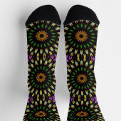Funky Mandala Art Colorful Socks Sokken (Top)