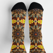 Funky Mandala Art Crazy Socks Sokken (Top)