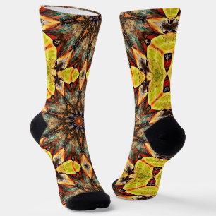 Funky Mandala Art Crazy Socks Sokken