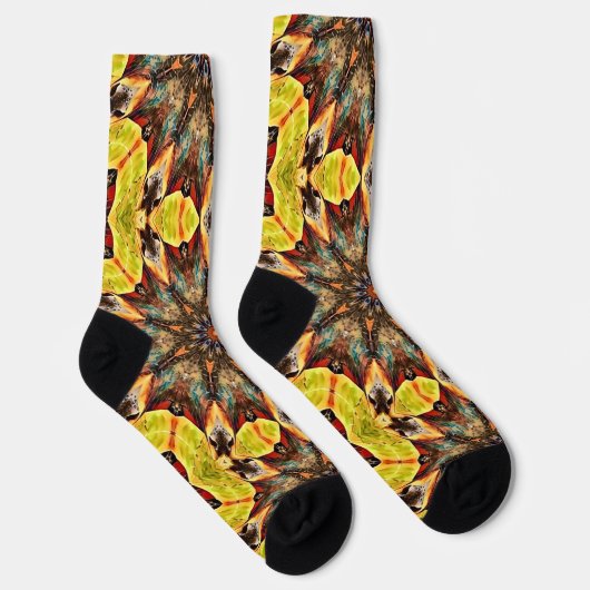 Funky Mandala Art Crazy Socks Sokken (Rechts)