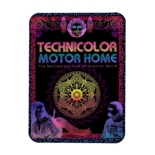 Funky Mandala van TMH Sally Magneet (Verticaal)