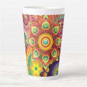 Funky Mandalas Latte Mok (Voorkant)