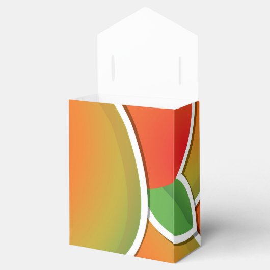 Funky mango bedankdoosjes (Geopend)
