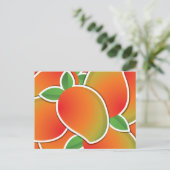 Funky mango briefkaart (Staand voorkant)