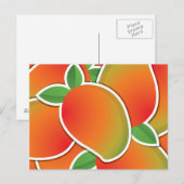Funky mango briefkaart (Voorkant / Achterkant)