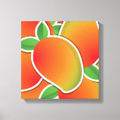 Funky mango canvas afdruk (Voorkant)