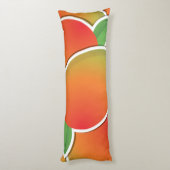 Funky mango lichaamskussen (Achterkant (Verticaal))