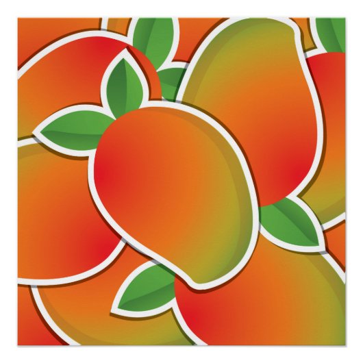 Funky mango poster (Voorkant)