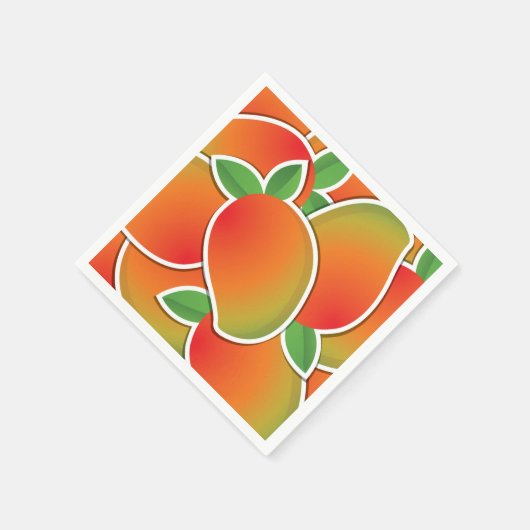 Funky mango servetten (Hoek)